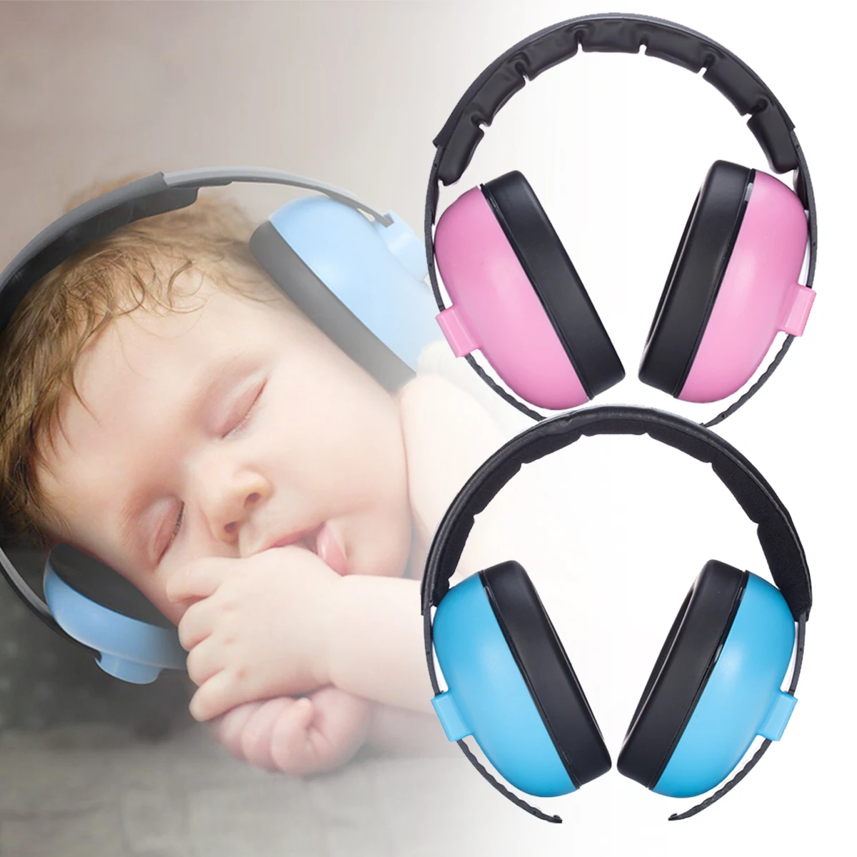 2024 New Anti Noise Baby Headphones Ears Children Sleeping Soundproof Protection Noise-cancelling Plane Silencer Earmuffs