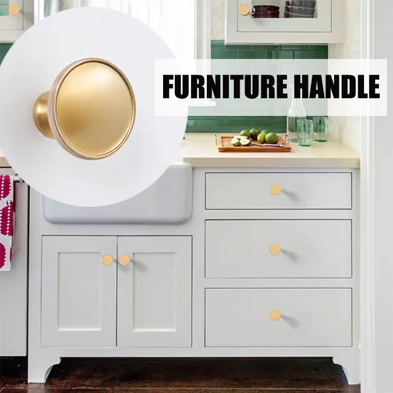 

1pc Nordic Style Hexagon Solid Brass Cabinet Knob Cupboard Handle Door Pull Handles SimpleLife Brass Color Entryway Clothes Hook