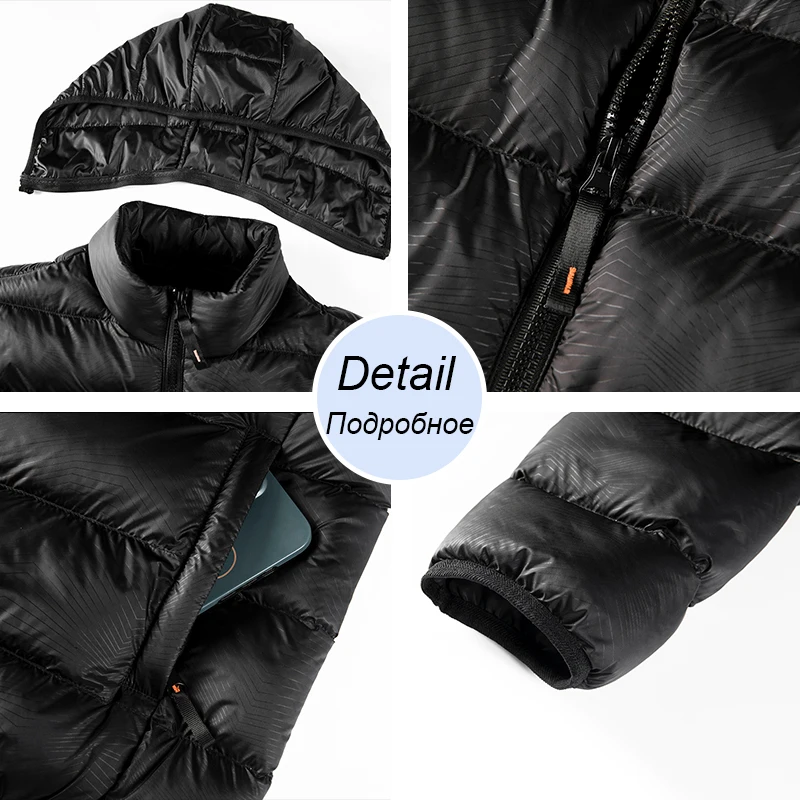 Chaqueta cortavientos gruesa y cálida para hombre, Parkas impermeables desmontables, marca de moda, otoño e invierno, novedad