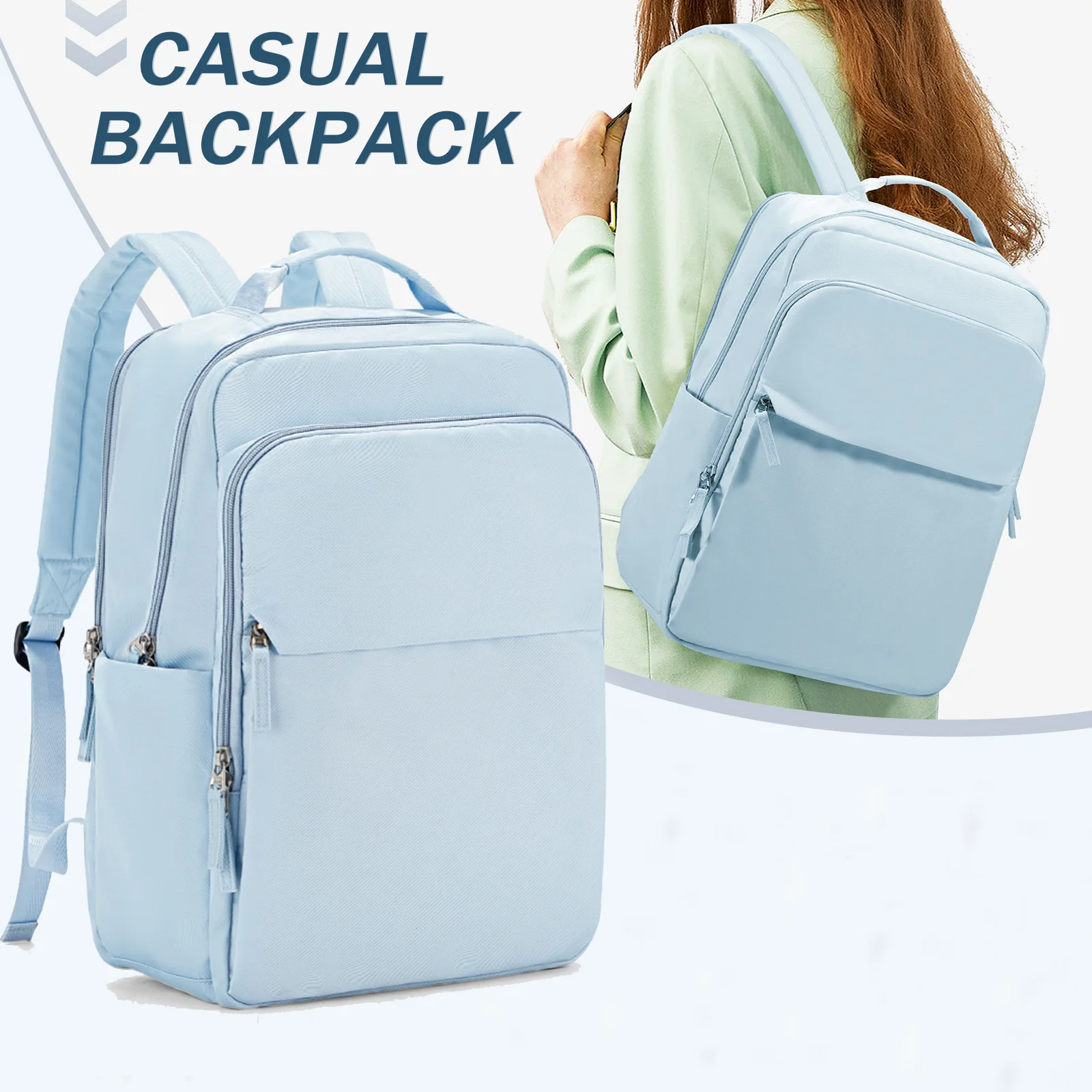 2024 New Fashion Trend Women\'s Bags Ladies Backpack Travel Laptop Backpack, College School Bags Casual Backpack, university Bag