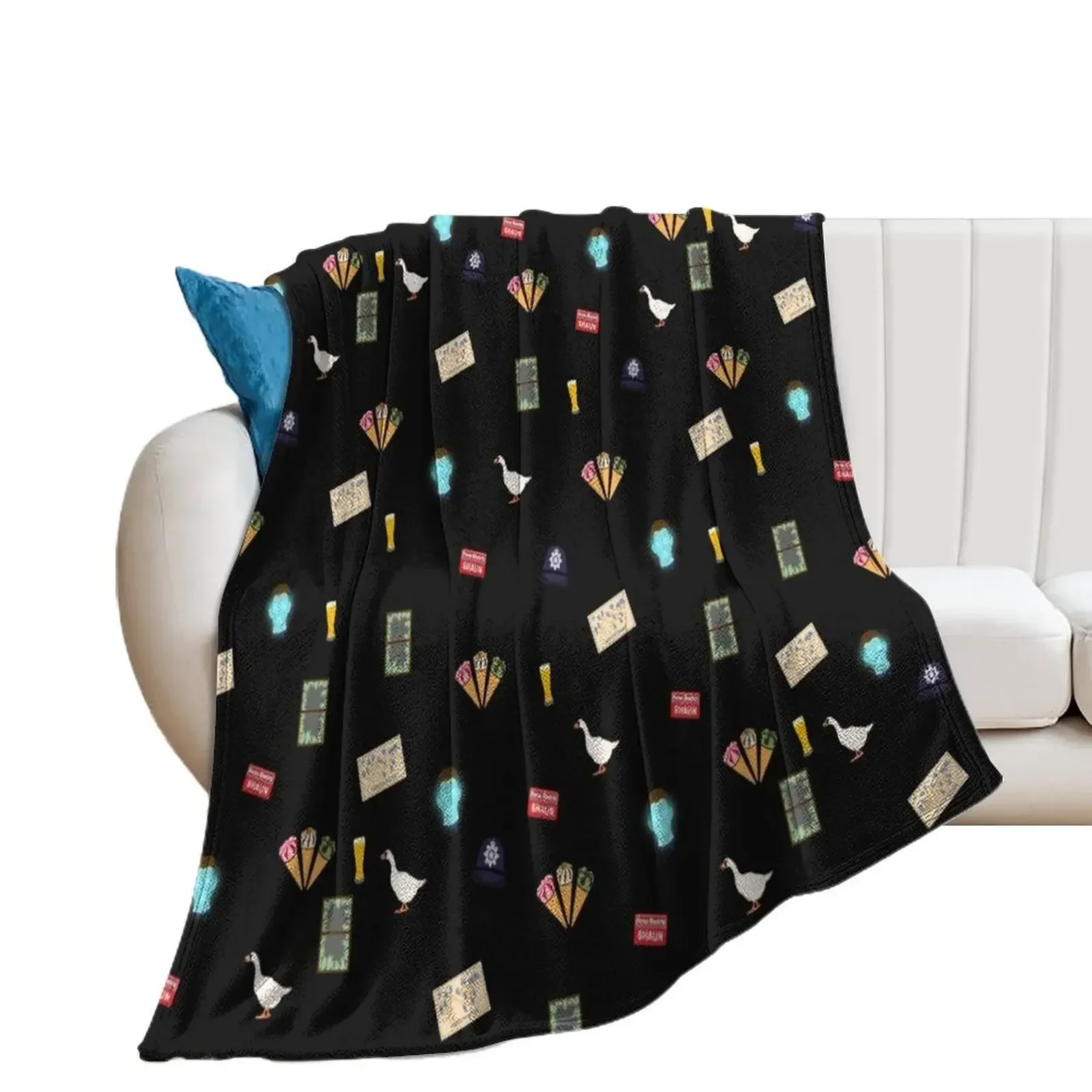 Cornetto Trilogy Throw Blanket Bed Quilt Beautifuls Blankets