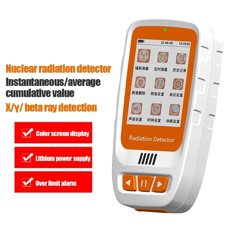 

Geiger Counter Nuclear Radiation Tester LCD Display Personal Dosimeter Tester For Household Radiation Monitoring Health Preventi