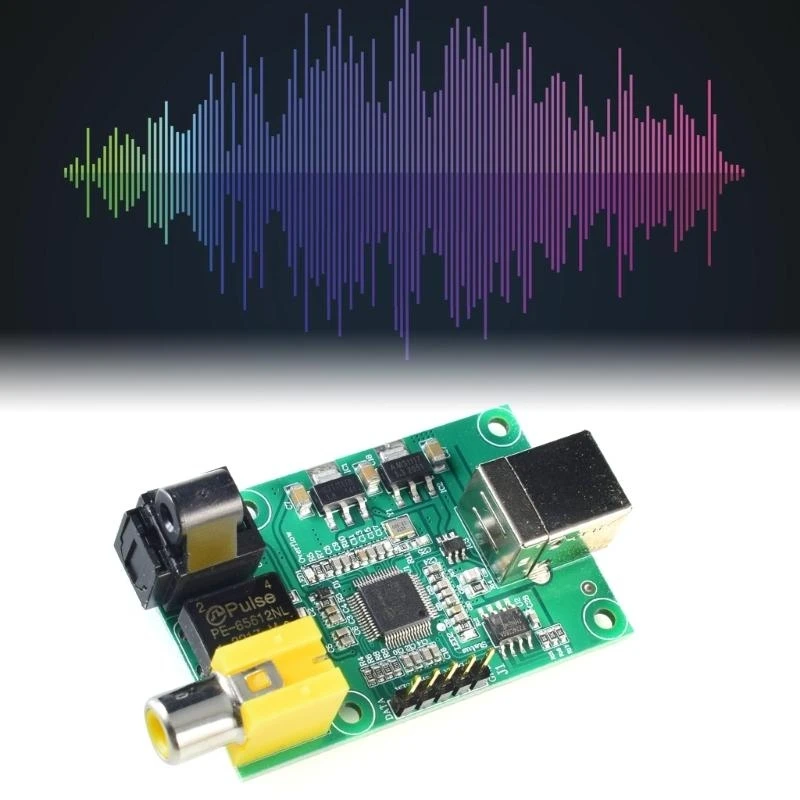 P5EA LJMSA9123 Advanced USB To SPDIF Converter Provides 24BIT 192KHz Auditory Output For Music Production Studios