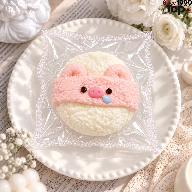 Cute Cartoon Pig Squishy Squeeze Toy Thick Soft Stress Relief Squeeze Fidget Toy For Adults Party Gift Decor Food-Grade Silicone
