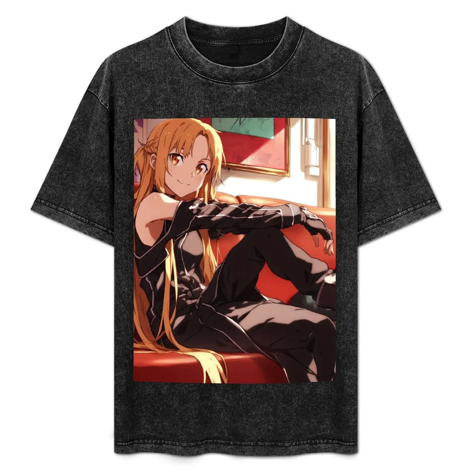

Asuna - SAO 62 T-Shirt summer 2025 oversized graphic tee sports fans slim fit t shirts for men