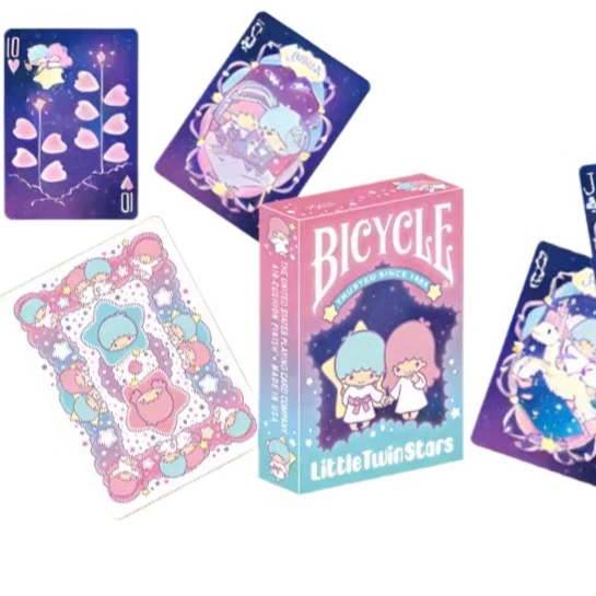 new-cartoon-little-twin-stars-poker-anime-playing-cards-creative-board-game-entertainment-poker-cards-toys-fan-collect-gifts