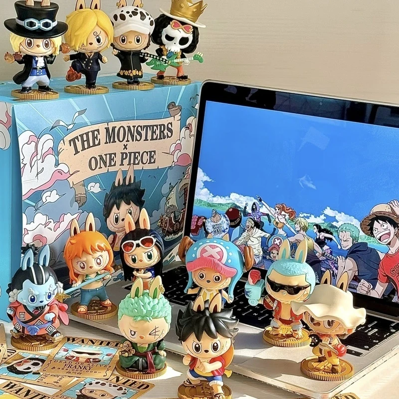 

The Monsters×One Piece Series Blind Box Labubu Surprise Gift Cartoon Exquisite Handmade Model Ornament Surprise Mystery Box Gift