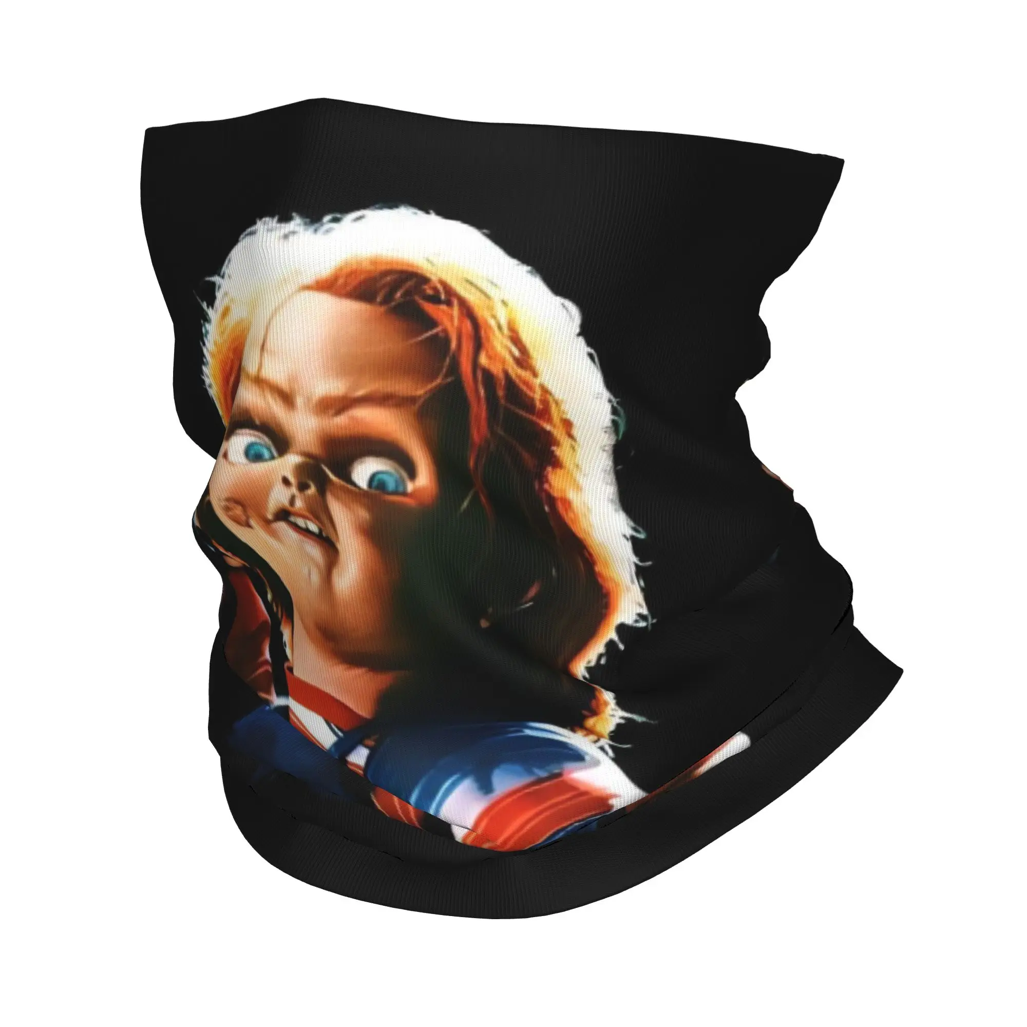 Chucky-Diadema personalizada para niños, calentador de cuello para invierno, mujeres, hombres, senderismo, Camping, bufanda de tubo, película de terror, Bandana para la cara, polaina