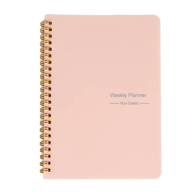 A5 English Planner Organizer Spanish Agenda Notebook Bullet Daily Weekly Journal Schedule School for Office Stationery