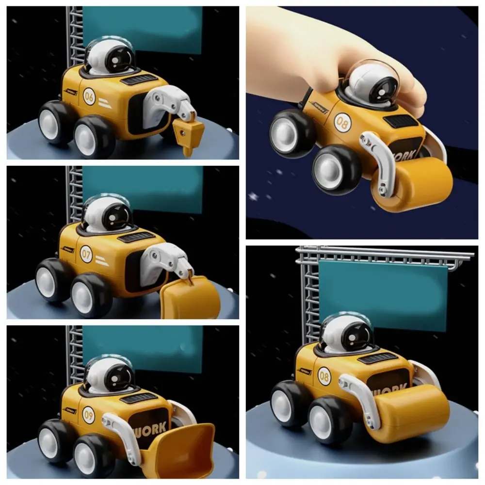 Abs Plastic Astronaut Inertial Engineering Vehicle Smooth Round and Smooth Excavator Audible Educational