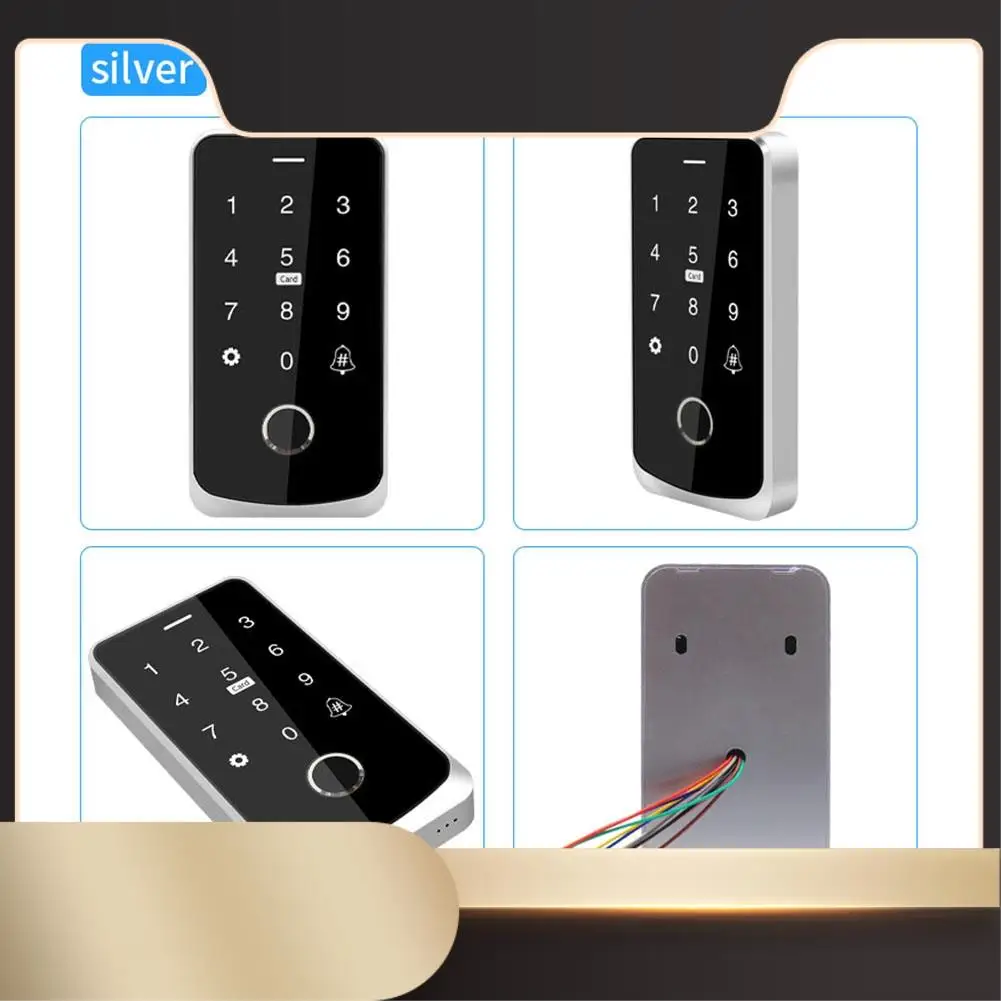 

Tuya APP Access Control Keyboard Bluetooth Remote Control RFID IC M1 Card Fingerprint Access Keypad TF9-Tuya-N36R