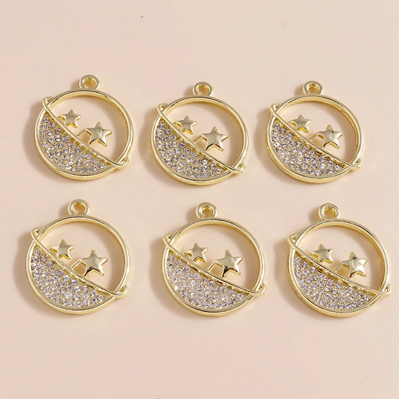 4pcs Antique Silver Evil Eye Charms for Jewellery Making