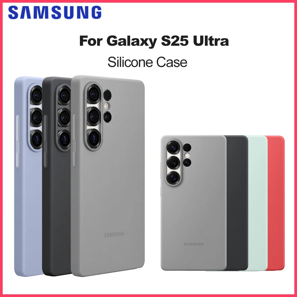 

Original SAMSUNG Galaxy S25 Ultra Silicone Case S25Ultra Silicone Protective Cover EF-PS938CREGUS