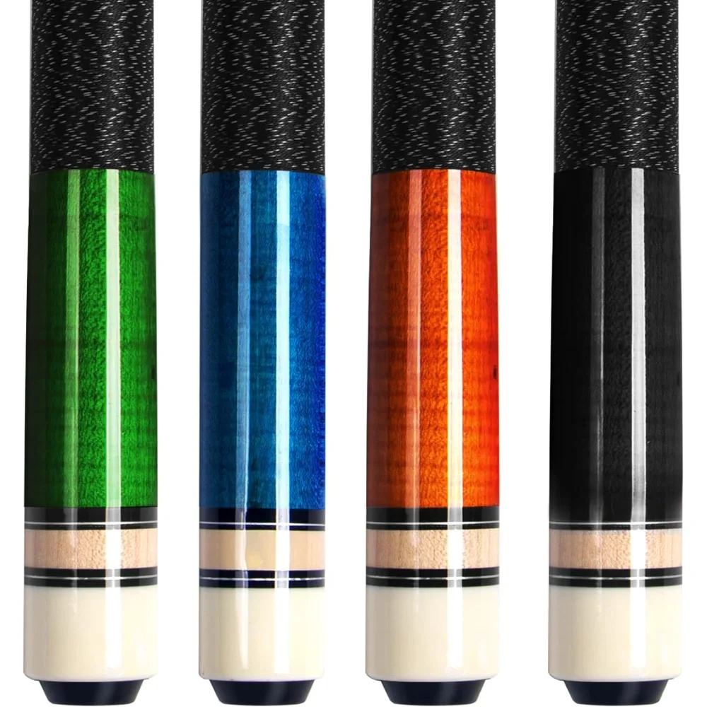 

Pool Cues,58" Pool Cue Stick Canadian Maple Wood Billiard Cues Sticks for Professional Billiard Players 18 19 20 21 oz