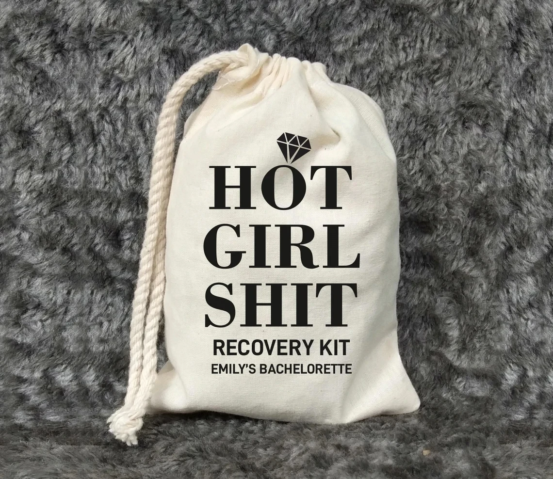 20 Pcs Hot Girl Shit Recovery Kit - Ladies Bachelorette Party Favors - Vegas Bachelorette Party - Hangover kit - Las Vegas Hango