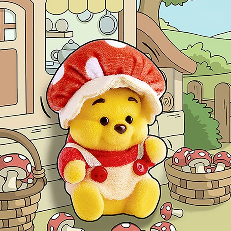 

MINISO Disney Winnie The Pooh Touching Garden Series Blind Box Toys Kawaii Anime Action Figure Surprise Mystery Box Dolls Girls