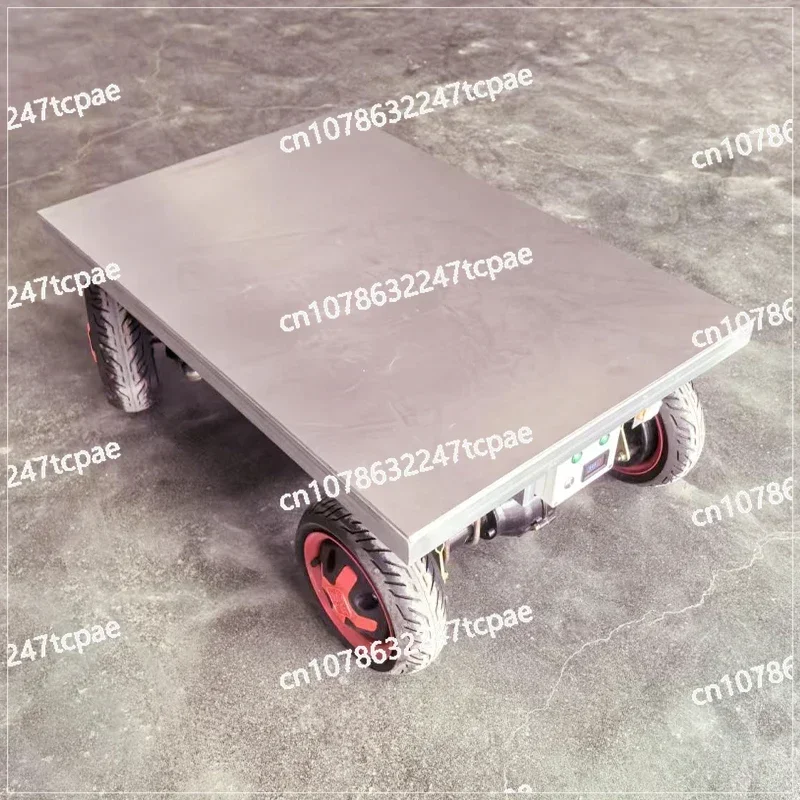 Remote control steering,electric four-wheel flat plate transportation,chassis dispenser,wheeled lifting platform48v60v universal