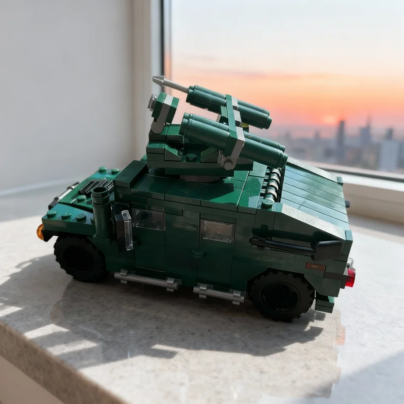 

Набор для сборки MOC Creator Designer URO VAMTAC RapidRanger, 391 деталь, мини-фигурка, масштабная модель, строительные блоки, конструктор, рождественский подарок