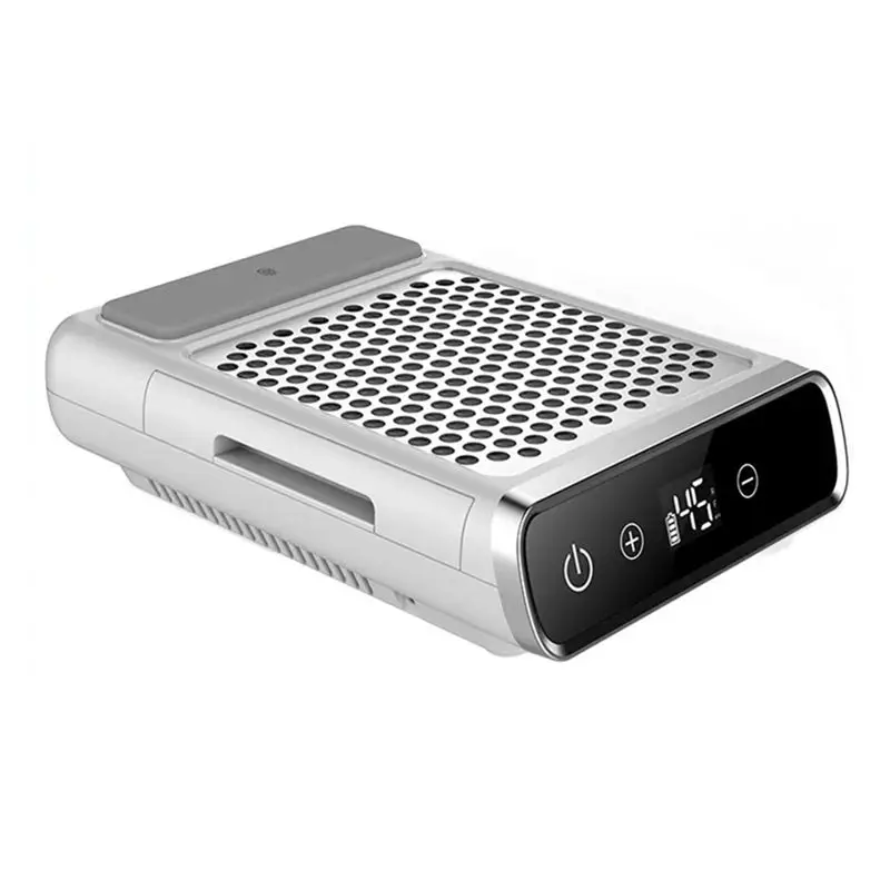 

Перезаряжаемый пылесборник для ногтей, вентилятор для извлечения ногтей для инструментов маникюрного салона, вилка европейского стандарта-[Qahk]