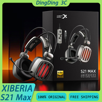 XIBERIA S21 MAX Wired Headphones AI Noise Reduction Dual Sound Card 7.1 CM6646X1 Low Latency Customized E-sports Gaming Headset