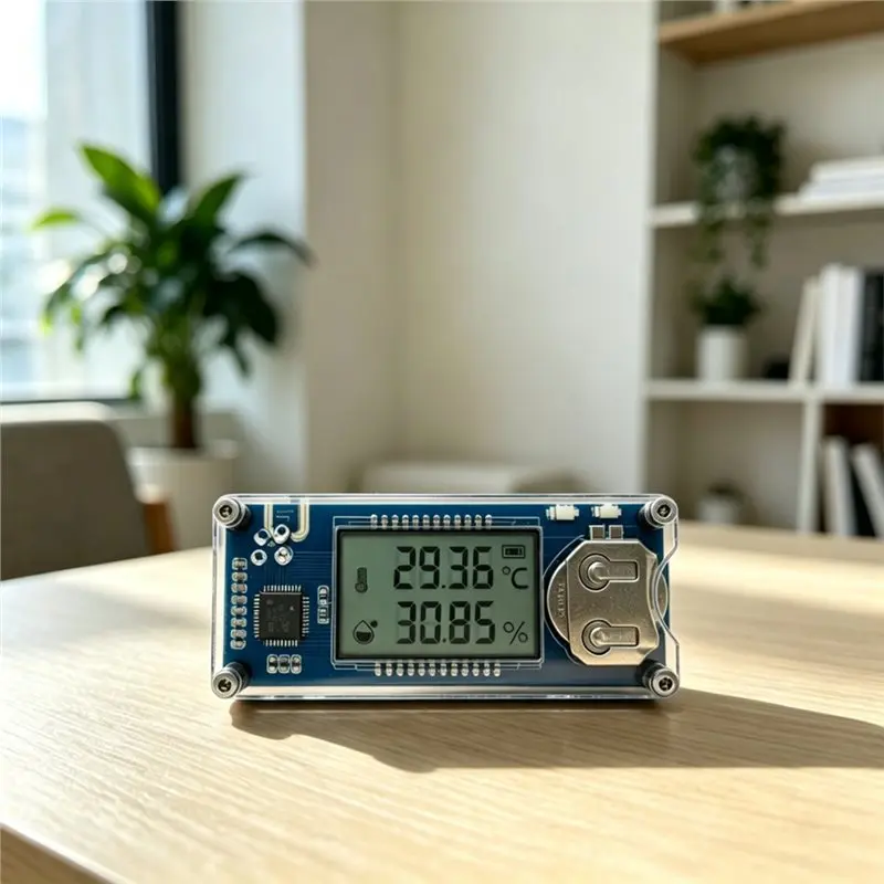 SYW-High Precision Temperature And Humidity Meter SHT45 Sensor Swiss Incubation Laboratory Cigar Cabinet Humidity Meter