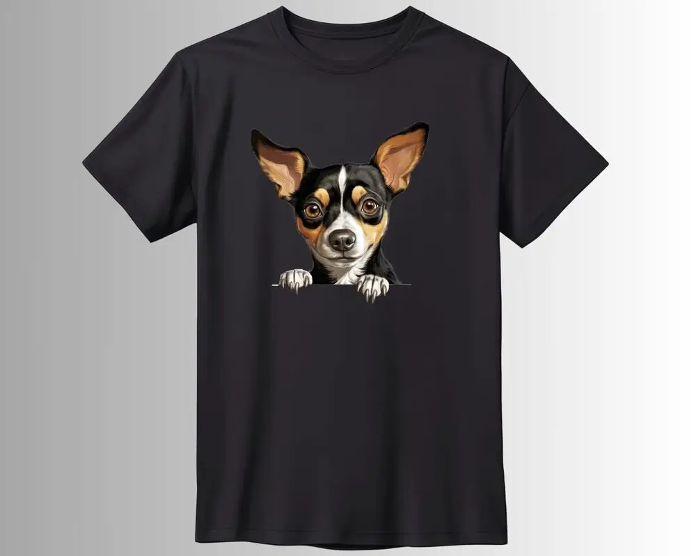 

Rat Terrier Hunde T-Shirt Unisex T-shirts for Men Women Summer Tees Cotton Luxury brand vintage oversized