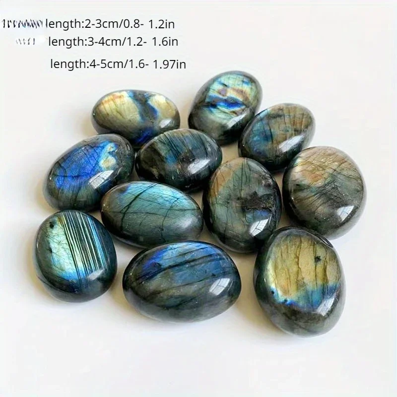 1Pc Colorful Natural Moonlight Stone Crystal Labradorite Nunatak Grey Shining Moonstone Decoration Craft