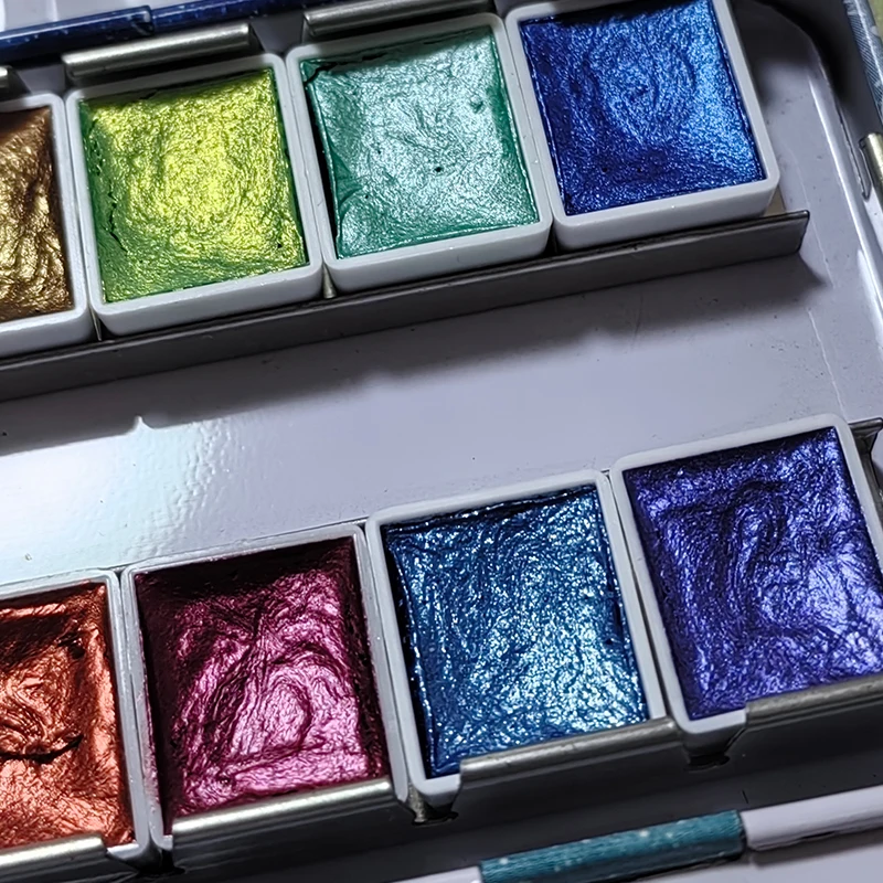 Metallic Luster Solid Watercolors