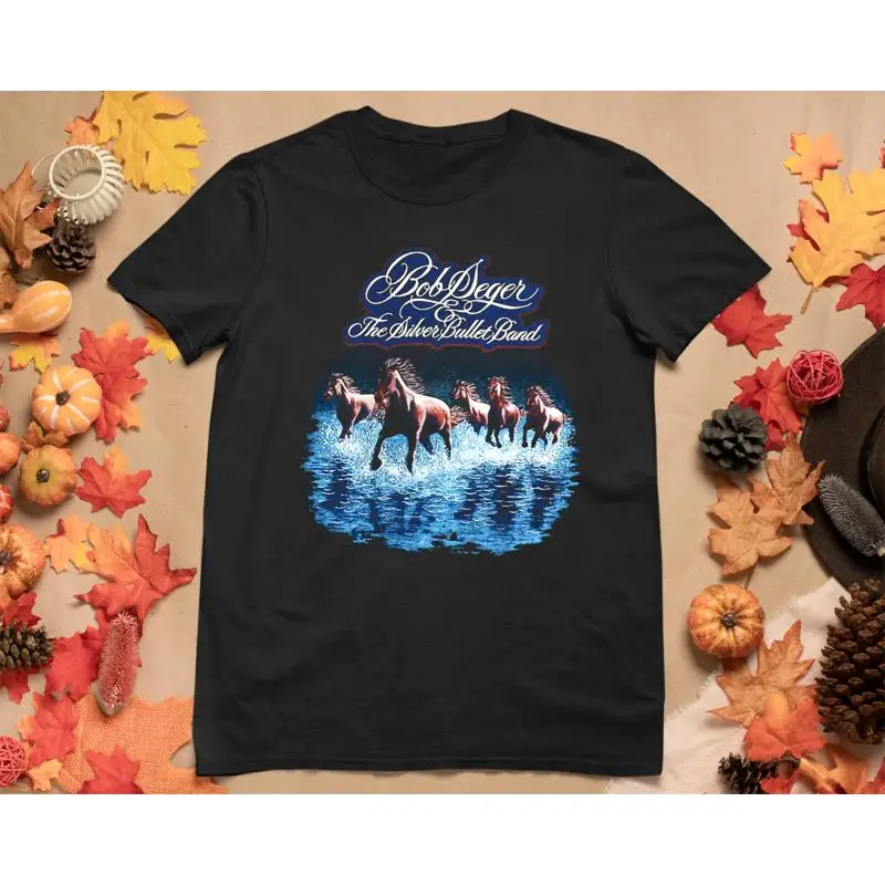 

Bob Seger T shirt Men Black All Size S M L 234XL HE802