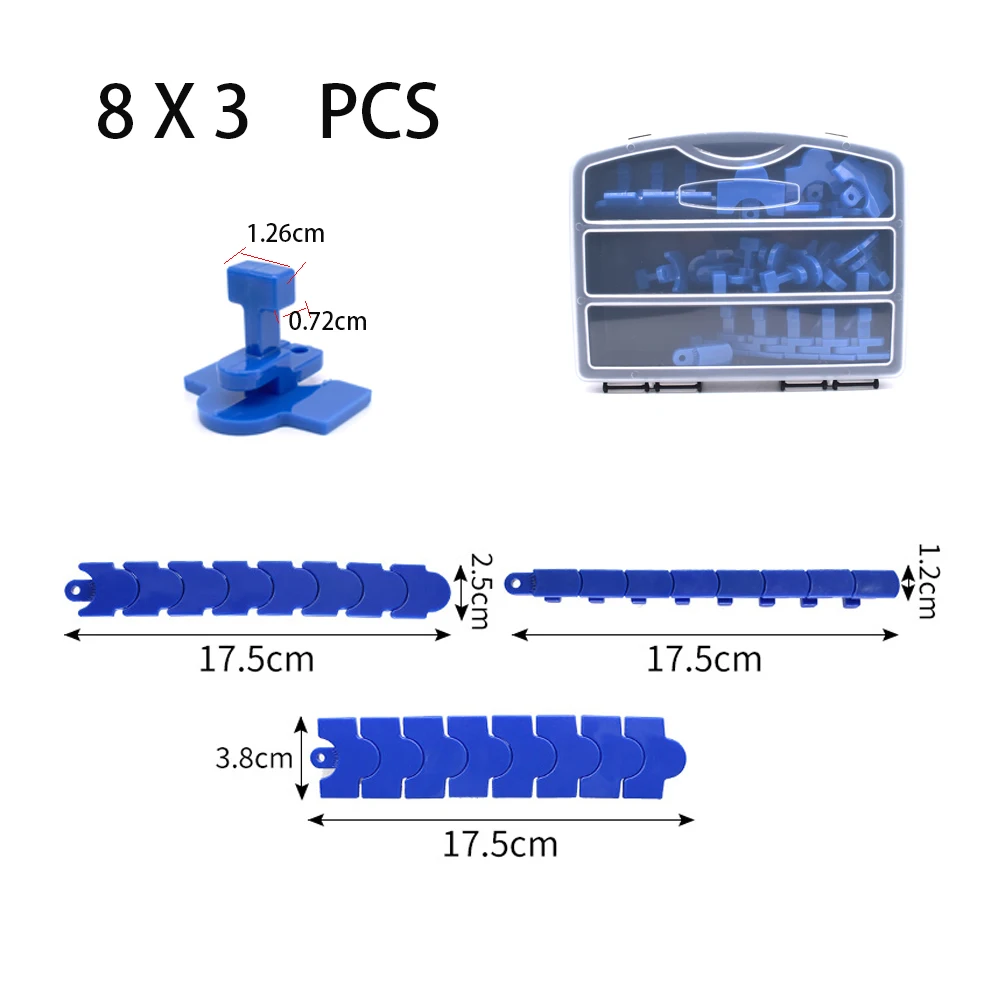 Nuove linguette di colla linguette estrattore piegate a serpentina Kit di rimozione ammaccature per strumenti di riparazione ammaccature senza