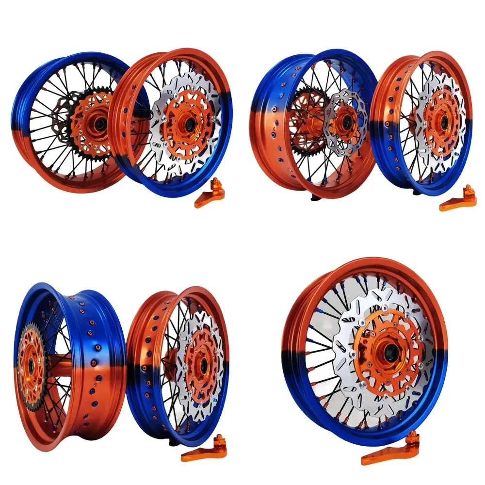 【2026 New Design】 High Performance Supermoto Wheels Fit EXC SXF 125 200 250 300 450 500 EXC SXF XC-F 2003-2024 16 17 Inch