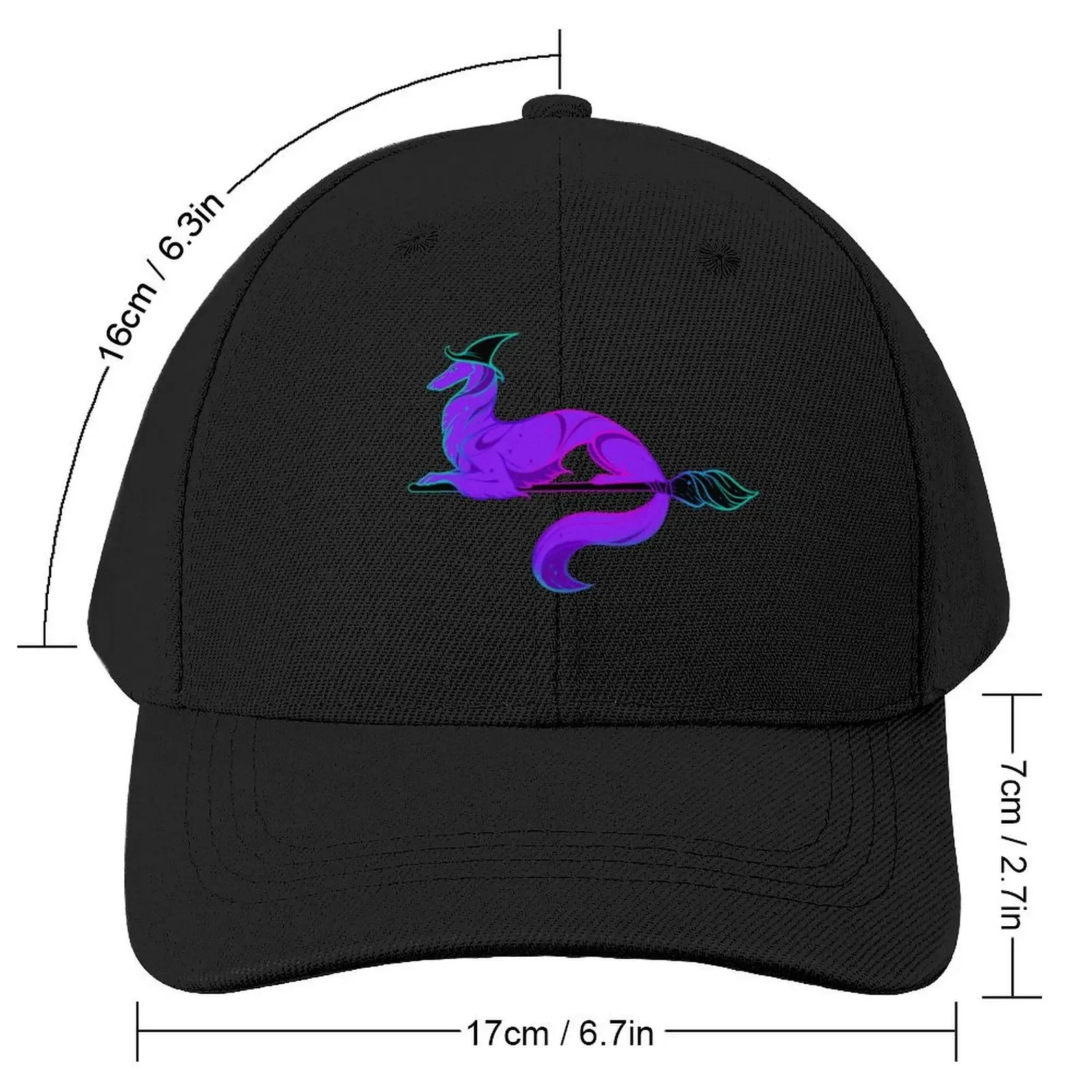 Borzoi Witch Baseball Cap derby hat Rave Women's Hats For The Sun Men's