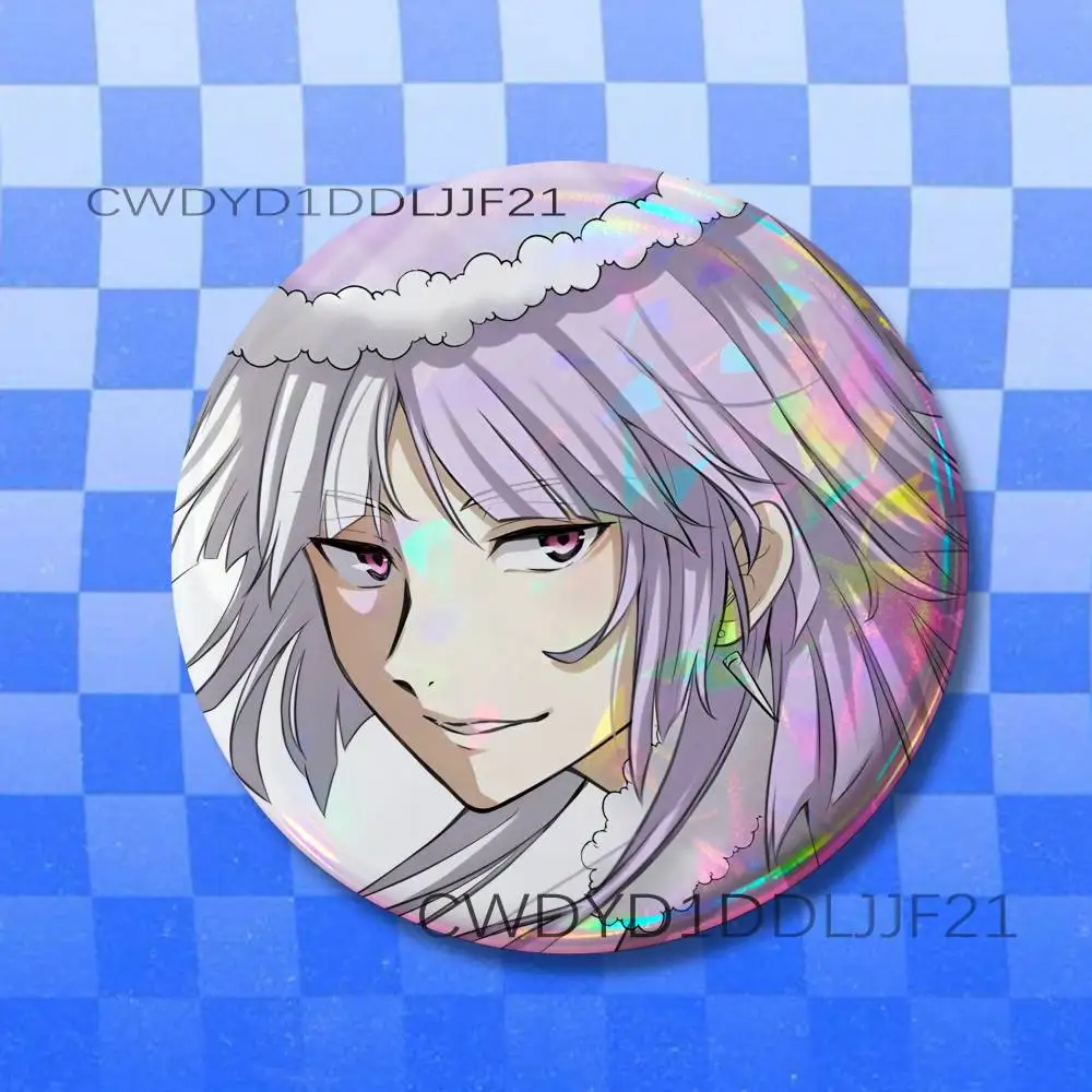 S-Sigma BSD B-Bungo Stray Dogs Button Pins Tinplate Brooches Cartoon Creative Badge for Backpack Clothes Decor