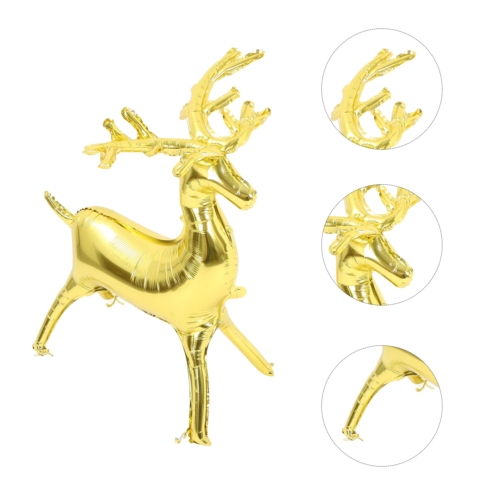 

Large Christmas Inflatable Reindeer Balloon Standing Deer Decoration Aluminum Film Xmas Party Supplies Inflatable Deer