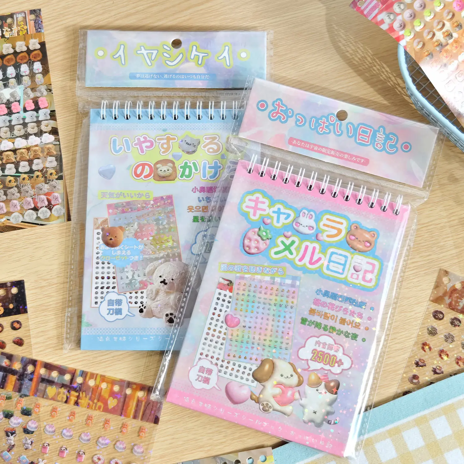 

1pack/2pack Full-Score Sweetness Series Scrapbooking Stickers Book Cute Cartoon Guka Decorative Stickers for Journals Crafts