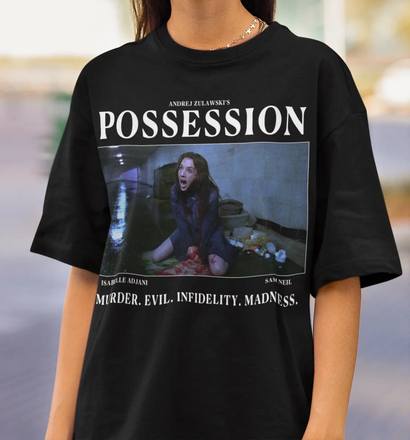 POSSESSION Vintage Movie T Shirt Cult Classic Horror Rare Retro for Enthusiasts Isabelle Adjani