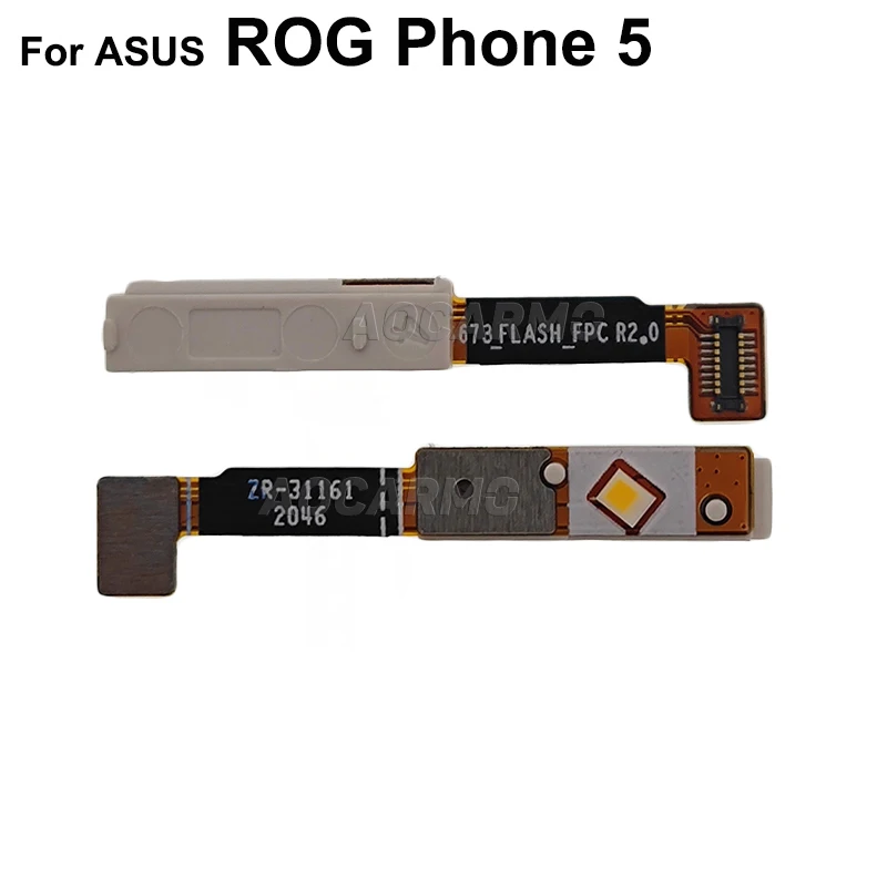 Aocarmo Fingerprint Flash Light Sensor Power Flex For ASUS ROG Phone 5 ROG5 ZS673KS MainBoard Connector Small Bard Flex Cable