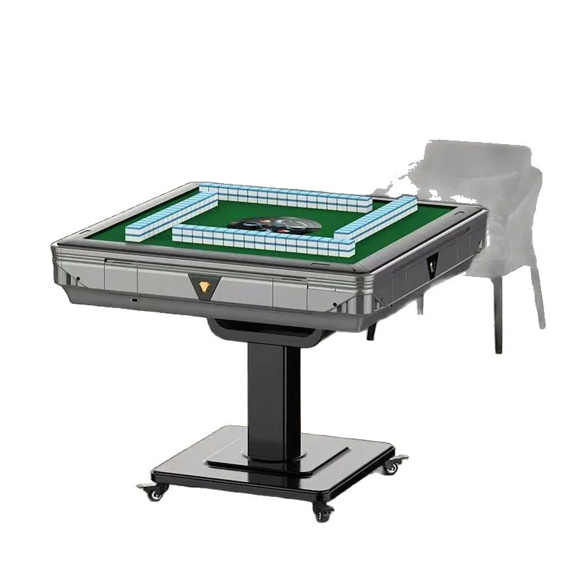 

Silent automatic mahjong machine Universal household folding heating dining table Dual-purpose four-port mahjong table