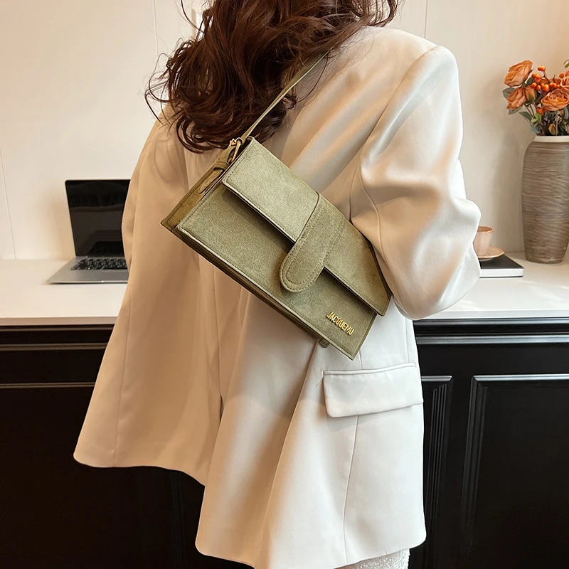 حقيبة يد أنيقة للسيدات من جلد البولي يوريثان مع قفل للإغلاق مناسبة لاجتماعات العمل والمناسبات #4