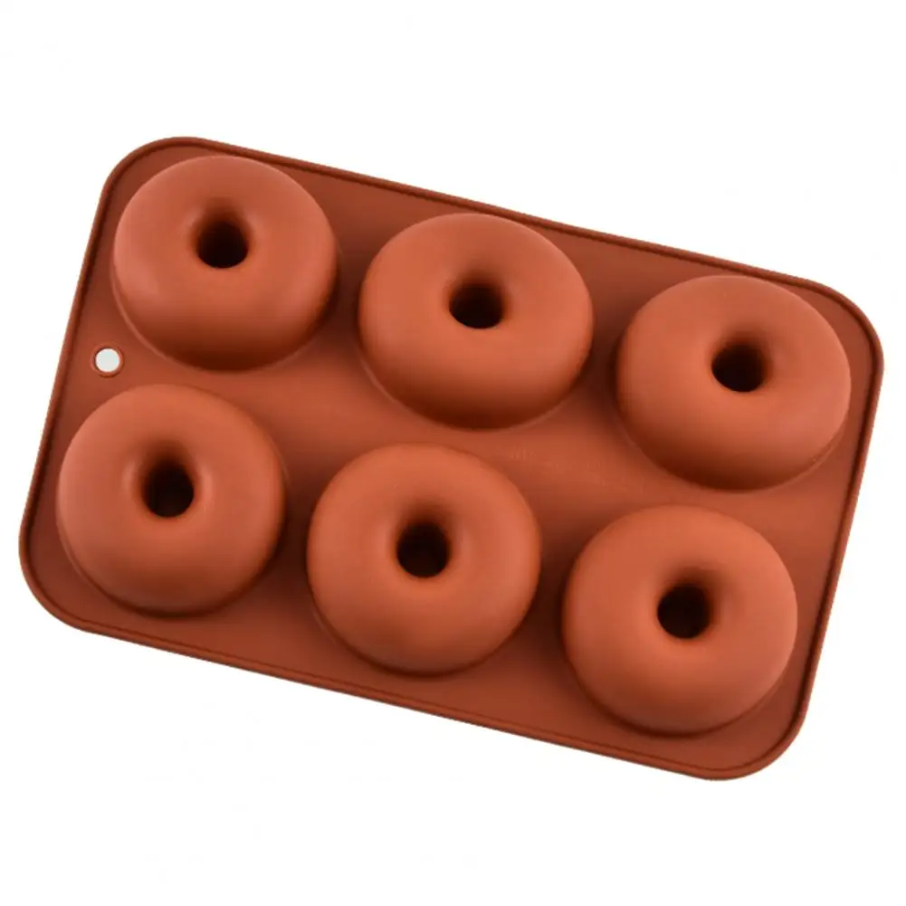 

Easy to Donut Mold Donut Mold Non-stick Silicone Donut Baking Molds Heat Resistant Easy to Clean for Cakes Cookies Desserts