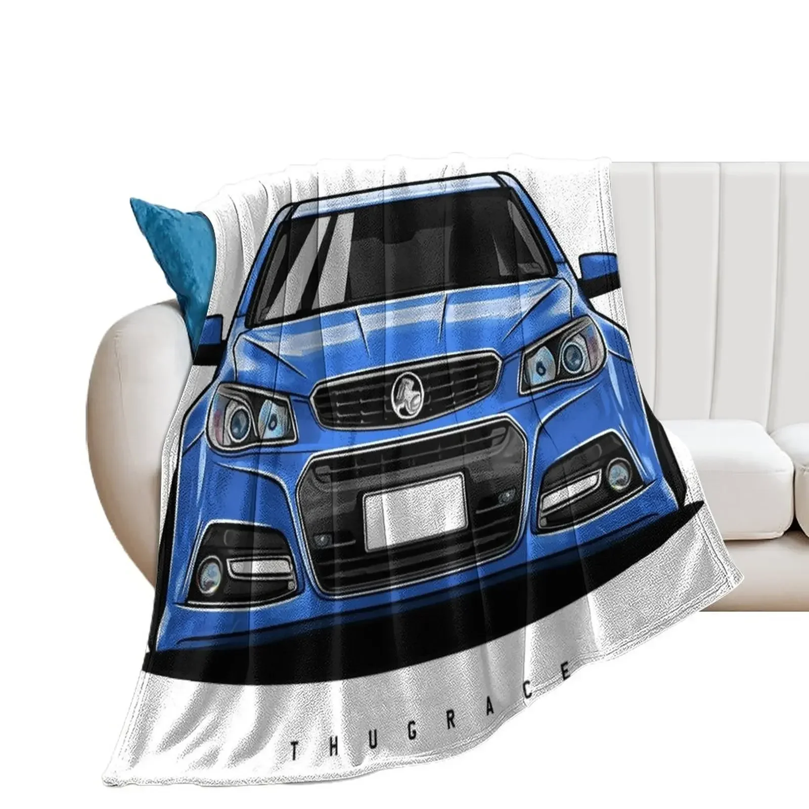 holden commodore ss car art Throw Blanket Soft Beds Giant Sofa Blankets