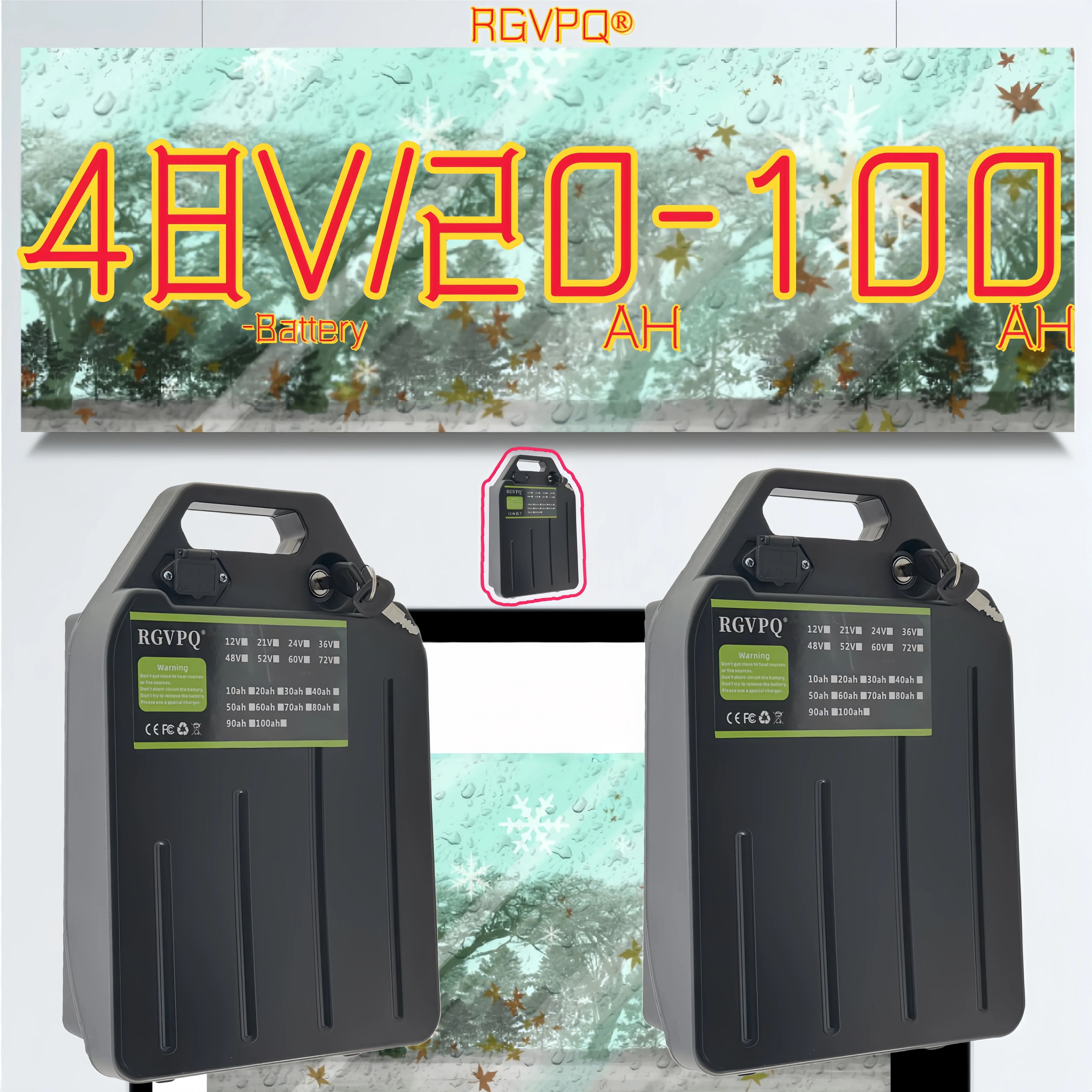 

New Full Capacity 18650 Lithium Battery 48V 20ah-100ah Lithium Battery Pack for Air Rapid Transport Suitable for 250-3000W