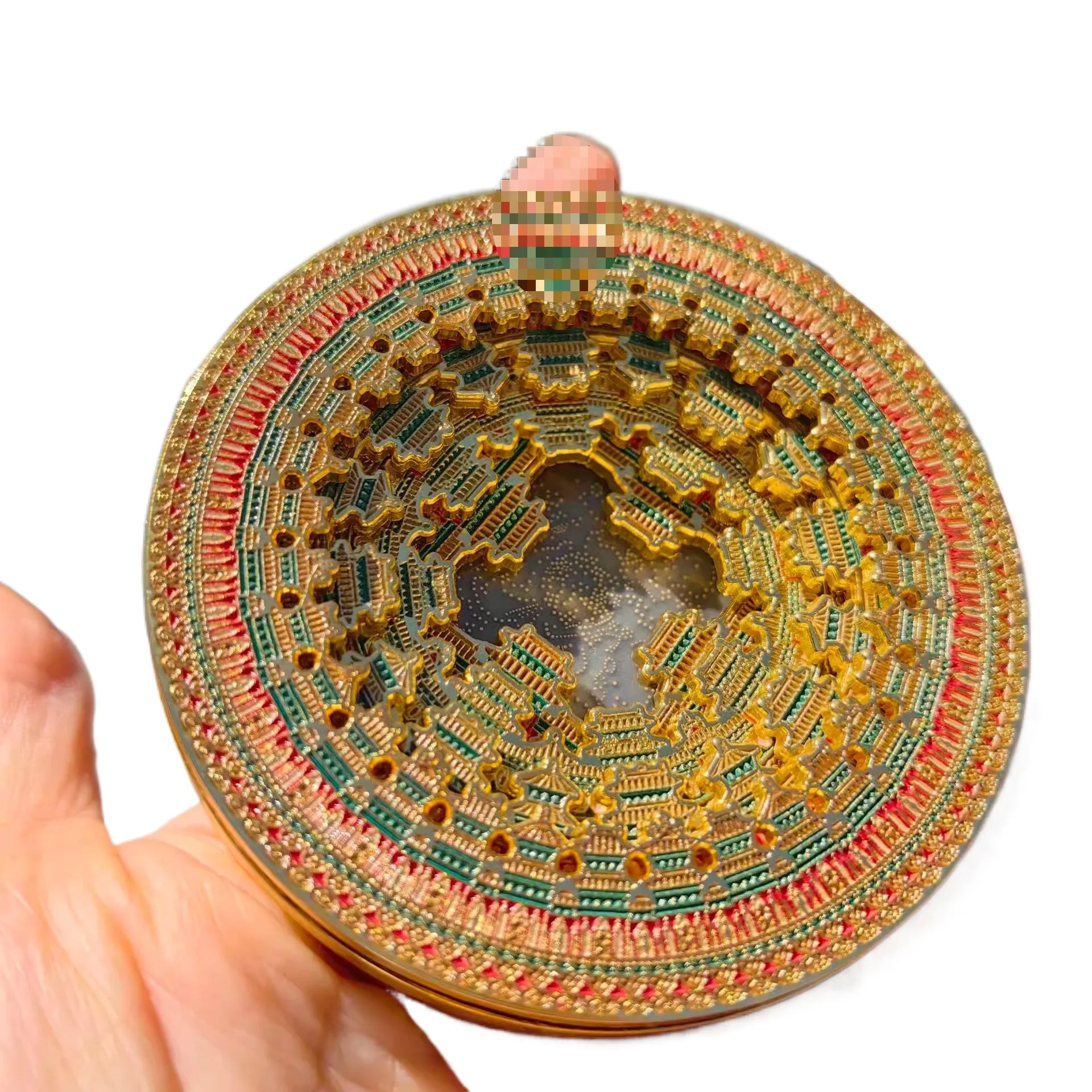 Famous Classic Architecture Refrigerator Magnet Removable Algae Well Metal Refrigerator Magnet Travel Souvenir Collection