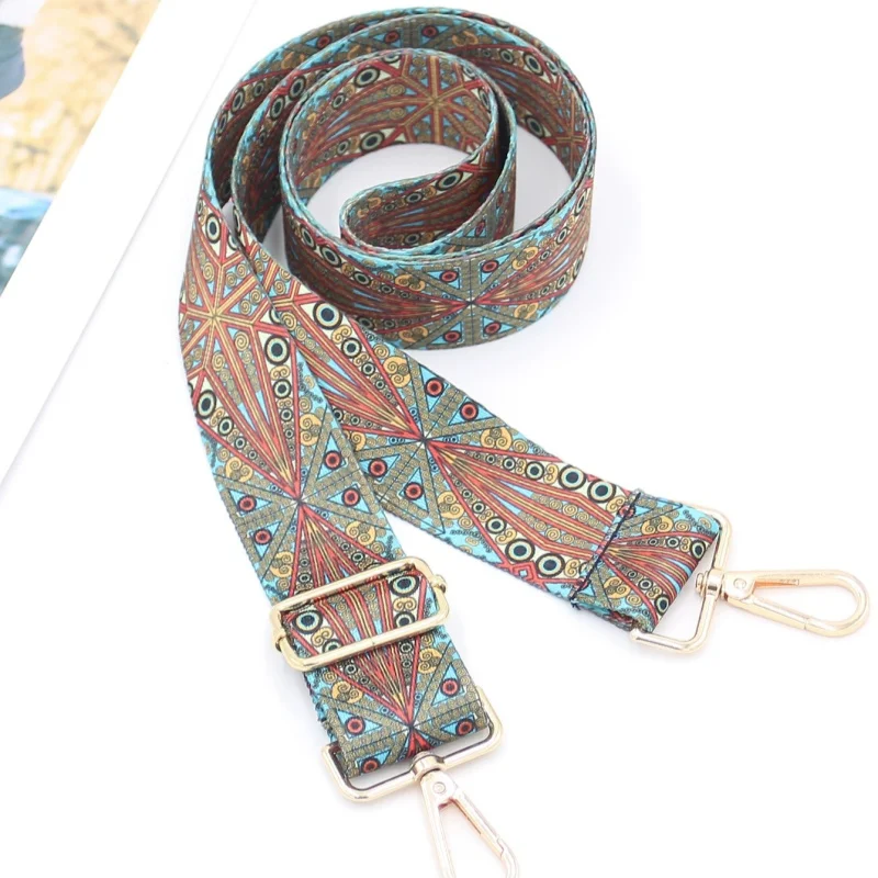 National Wind Handbags Chain Interchangeable Adjustable Nylon Decorative Chain Colored Bags Belts Fashion Shoulder Bags Straps