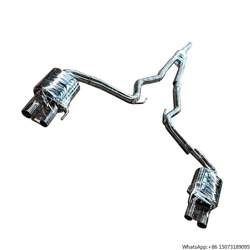 

304 Stainless Steel Valvetronic Exhaust Performance Exhaust Catback for 2015-2023 2.3L ECOBOOST