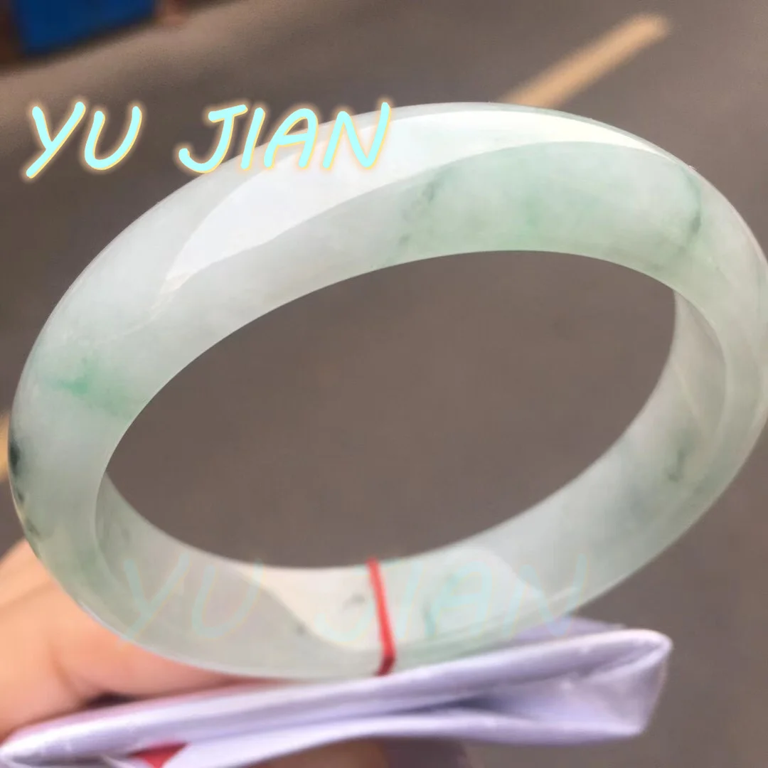 

Genuine A Jade Natural Burma Jed High Quality Bracelet Fashion Handring Delicate Bangle Fine Jewelry