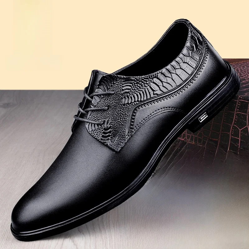 

Мужские повседневные кожаные туфли для вождения, весенне-осенние, удобные, мягкие, универсальные, для мужчин