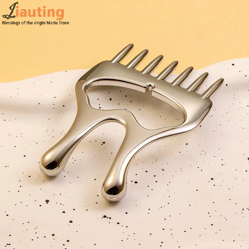 

Инструменты для массажа Гуа Ша из цинкового сплава, скребковый нож-массажер для расслабляющей мягкой ткани, уменьшения головы, шеи, боли в спине