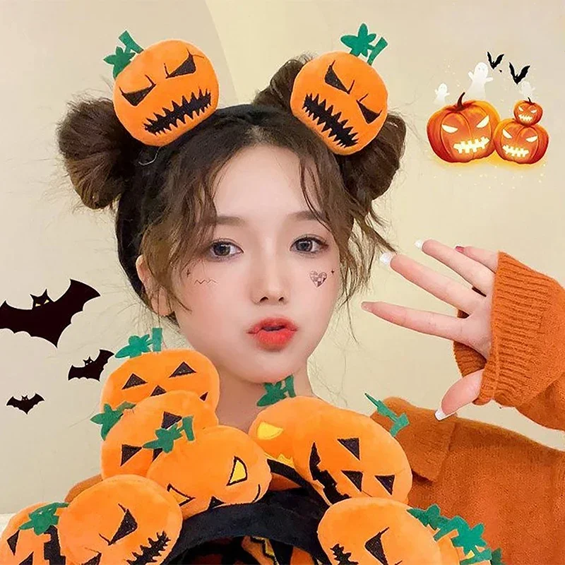 Creativw Holiday Dress Up Performance Headdress Decoration Devil Ghost Pumpkin Headband Funny Halloween Headband Doll Hairands