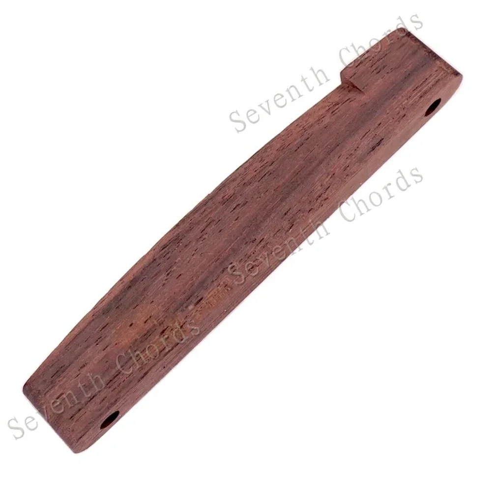 Rosewood 6 String Archtop Guitar Adjustable Bridge Part For Jazz Acoustic Guitar Hollow Semi-hollow Guitar Bridge Arc Design